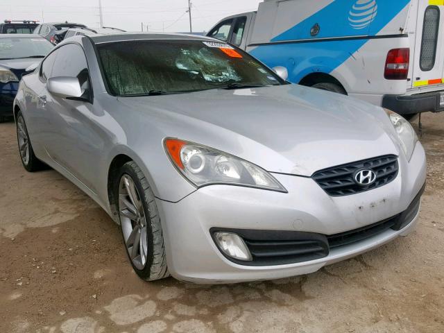 KMHHT6KD7AU013461 - 2010 HYUNDAI GENESIS CO SILVER photo 1