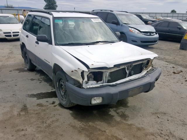 JF1SF63522H732853 - 2002 SUBARU FORESTER L WHITE photo 1