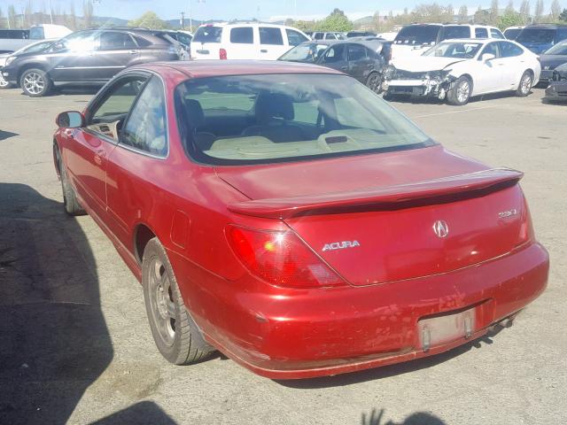 19UYA3154WL009417 - 1998 ACURA 2.3CL RED photo 3