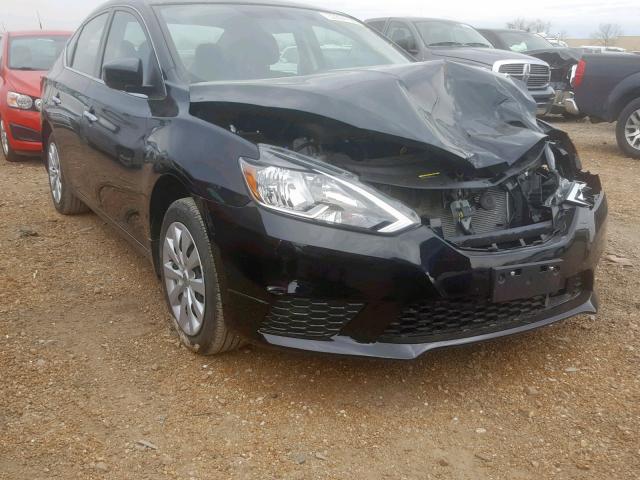 3N1AB7AP6JY323725 - 2018 NISSAN SENTRA S BLACK photo 1