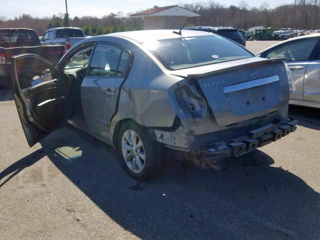 3N1AB6APXCL779608 - 2012 NISSAN SENTRA 2.0 BLUE photo 3