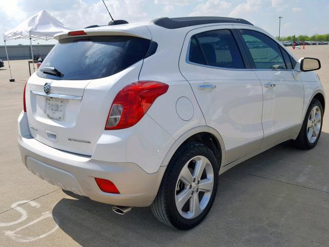 KL4CJASB2GB611834 - 2016 BUICK ENCORE WHITE photo 4