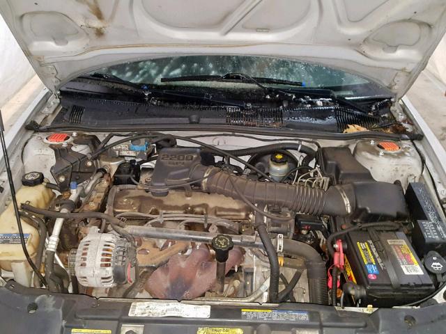 1G1JC524527462906 - 2002 CHEVROLET CAVALIER B SILVER photo 7