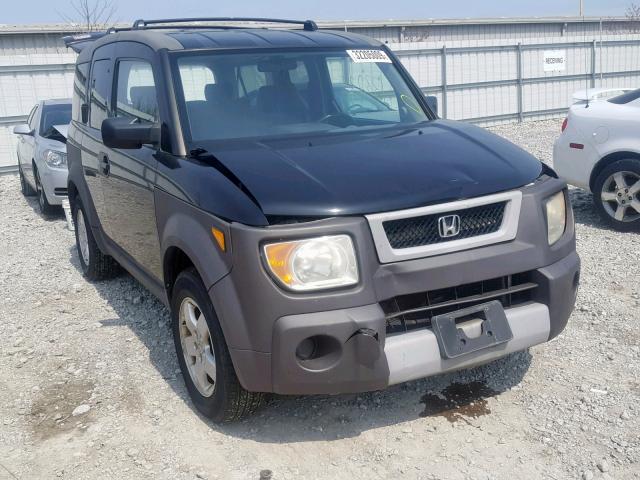 5J6YH28513L017796 - 2003 HONDA ELEMENT EX BLACK photo 1