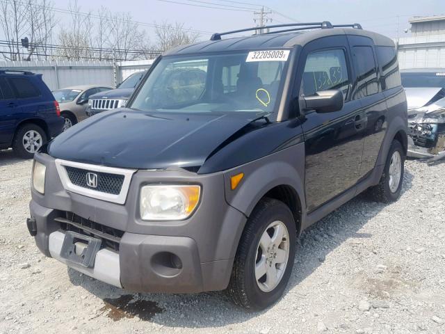 5J6YH28513L017796 - 2003 HONDA ELEMENT EX BLACK photo 2