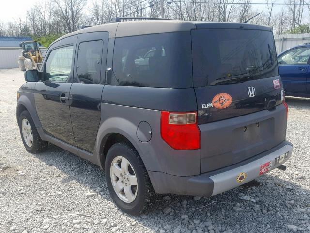 5J6YH28513L017796 - 2003 HONDA ELEMENT EX BLACK photo 3