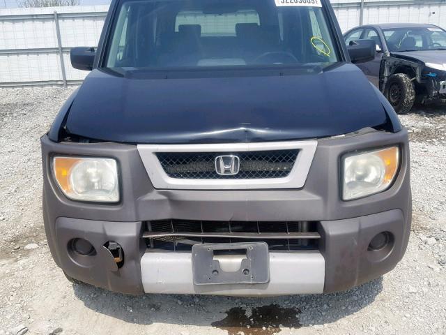 5J6YH28513L017796 - 2003 HONDA ELEMENT EX BLACK photo 9