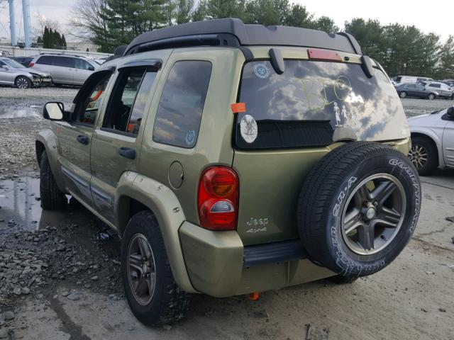 1J4GL38K94W203463 - 2004 JEEP LIBERTY RE GREEN photo 3