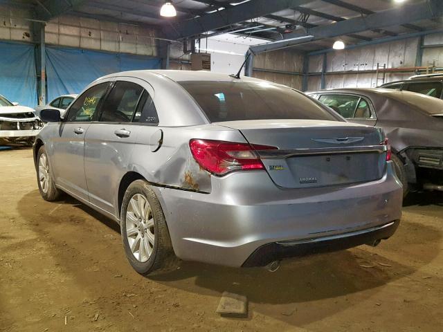 1C3CCBBG7DN527721 - 2013 CHRYSLER 200 TOURIN SILVER photo 3