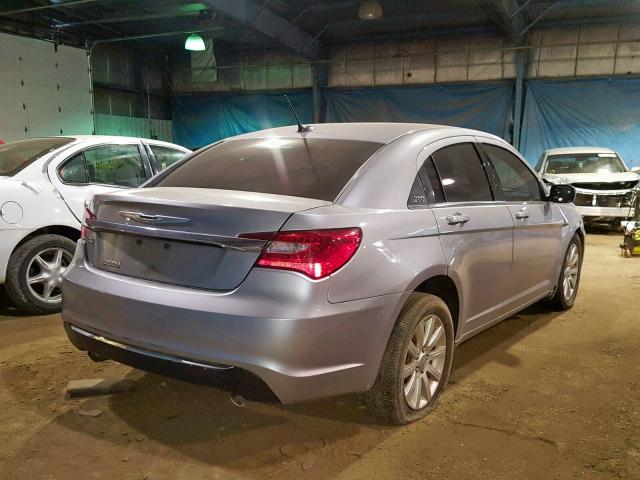 1C3CCBBG7DN527721 - 2013 CHRYSLER 200 TOURIN SILVER photo 4