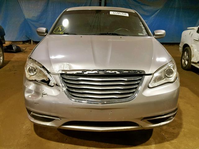 1C3CCBBG7DN527721 - 2013 CHRYSLER 200 TOURIN SILVER photo 9