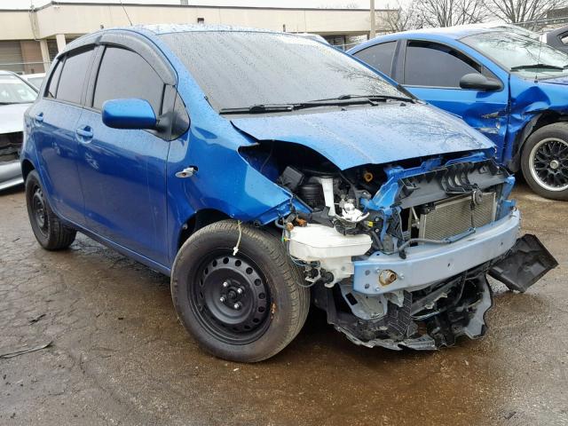 JTDKT903095247596 - 2009 TOYOTA YARIS BLUE photo 1