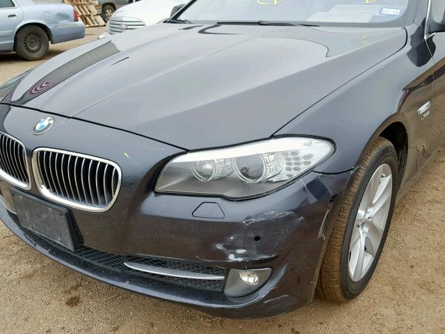 WBAXH5C56CDW02469 - 2012 BMW 528 XI BLACK photo 9