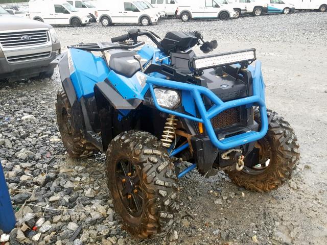 4XAGH8EA9EA095898 - 2014 POLARIS SCRAMBLER BLUE photo 1