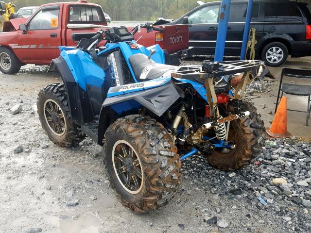 4XAGH8EA9EA095898 - 2014 POLARIS SCRAMBLER BLUE photo 3