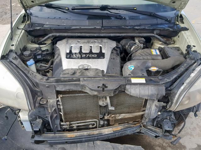 KM8JN72D87U508455 - 2007 HYUNDAI TUCSON SE SILVER photo 7