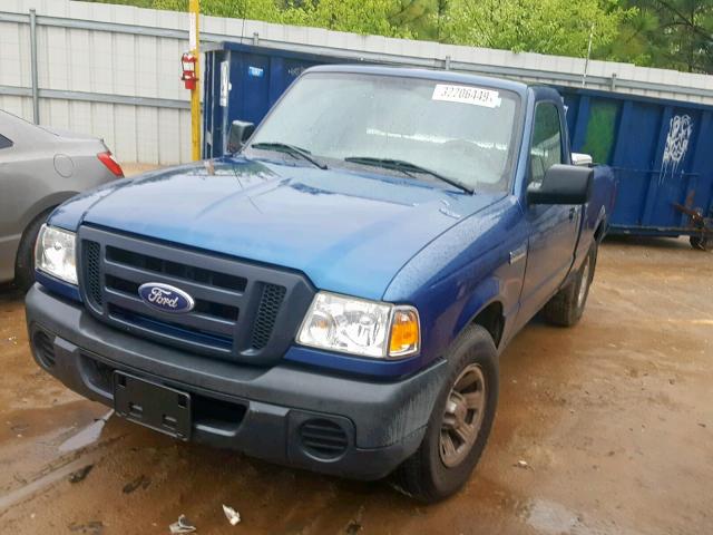 1FTKR1AD3APA25313 - 2010 FORD RANGER BLUE photo 2