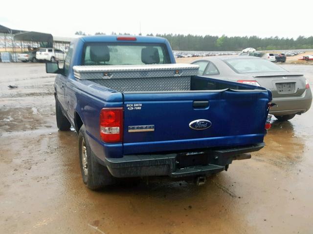 1FTKR1AD3APA25313 - 2010 FORD RANGER BLUE photo 3