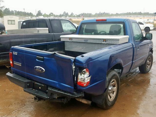 1FTKR1AD3APA25313 - 2010 FORD RANGER BLUE photo 4