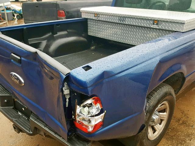 1FTKR1AD3APA25313 - 2010 FORD RANGER BLUE photo 9