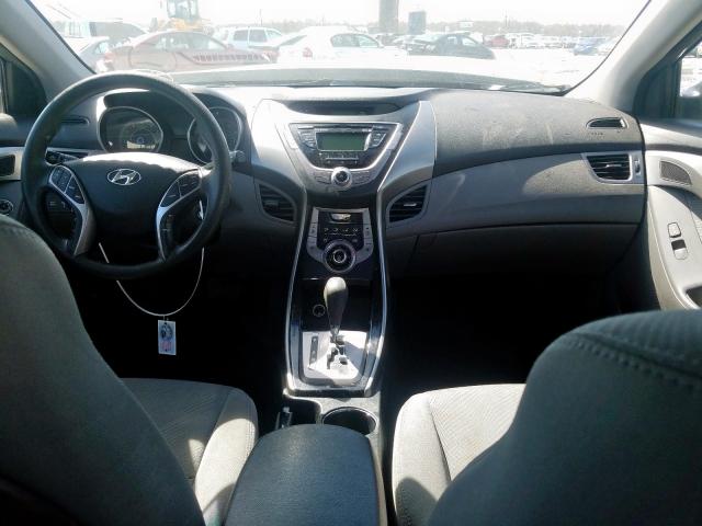 KMHDH4AE6DU527224 - 2013 HYUNDAI ELANTRA GLS  photo 9