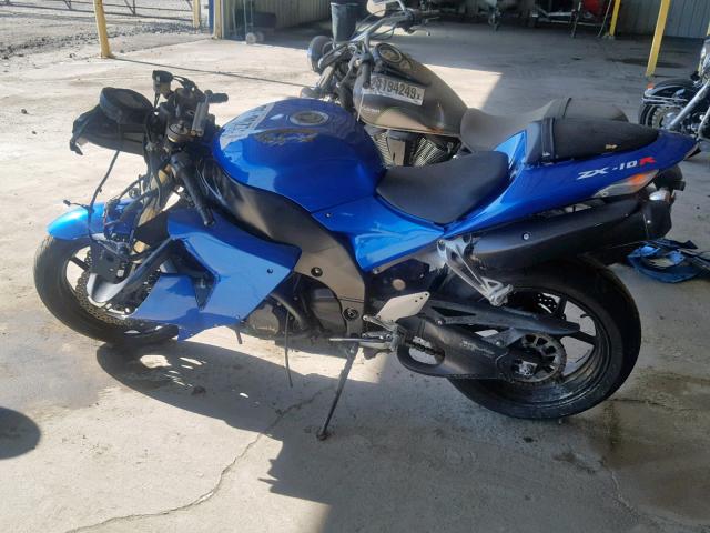 JKAZXCD137A022175 - 2007 KAWASAKI ZX1000 D BLUE photo 9