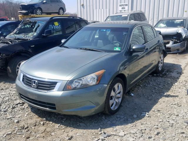 1HGCP26899A179200 - 2009 HONDA ACCORD EXL GREEN photo 2