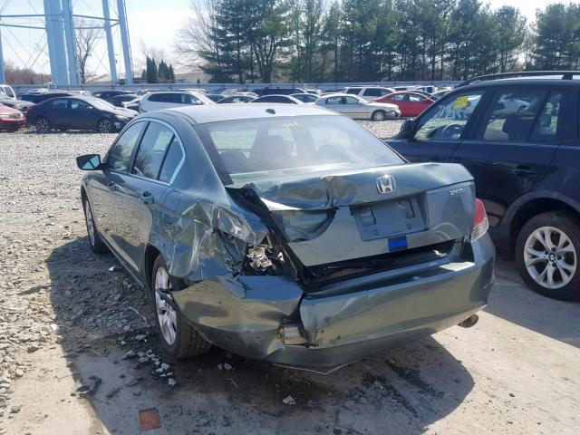 1HGCP26899A179200 - 2009 HONDA ACCORD EXL GREEN photo 3