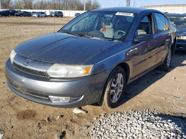 1G8AL52F54Z191257 - 2004 SATURN ION LEVEL GRAY photo 2