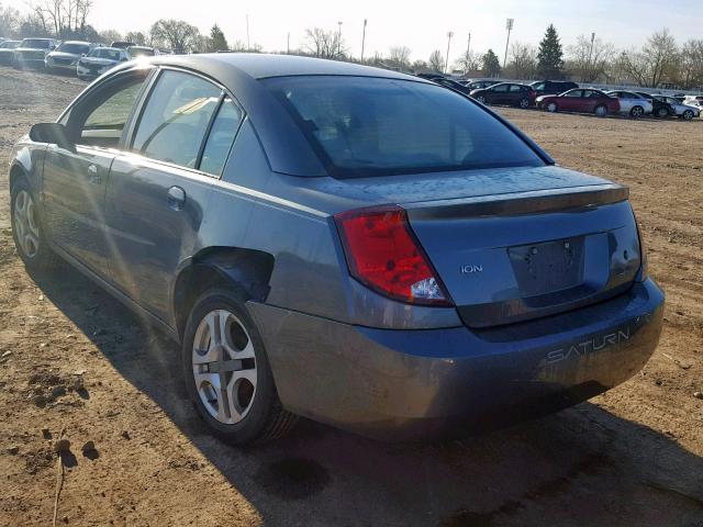 1G8AL52F54Z191257 - 2004 SATURN ION LEVEL GRAY photo 3