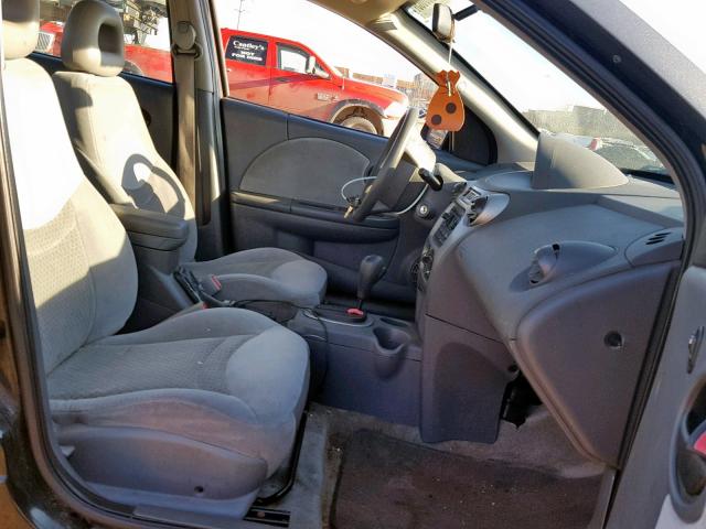 1G8AL52F54Z191257 - 2004 SATURN ION LEVEL GRAY photo 5