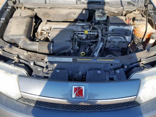 1G8AL52F54Z191257 - 2004 SATURN ION LEVEL GRAY photo 7