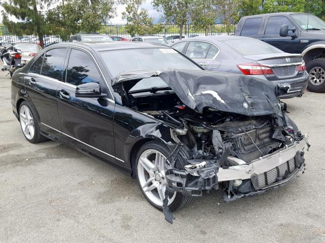 WDDGF4HB2DR267626 - 2013 MERCEDES-BENZ C 250 BLACK photo 1