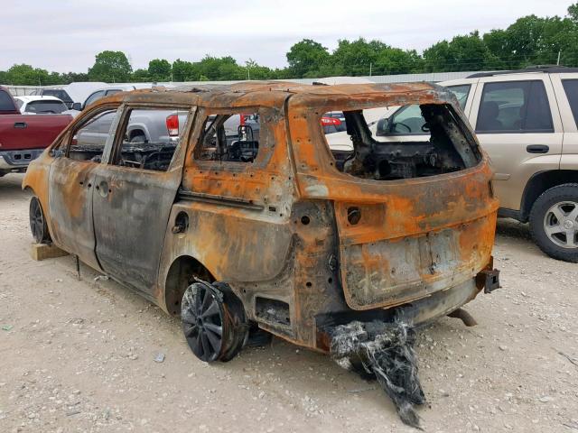 KNDMB5C1XF6062427 - 2015 KIA SEDONA LX BURN photo 3