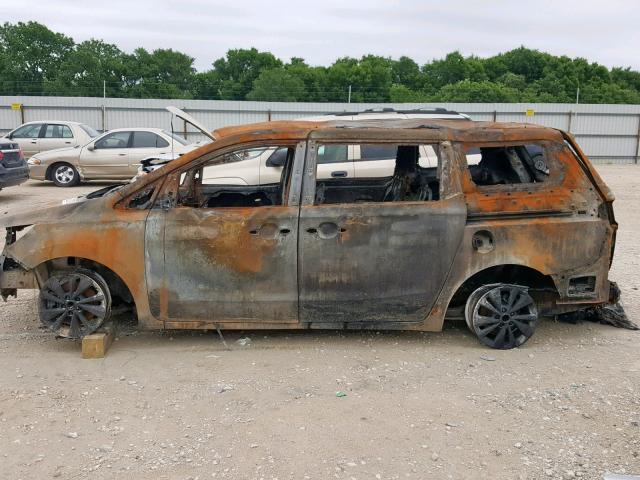 KNDMB5C1XF6062427 - 2015 KIA SEDONA LX BURN photo 9