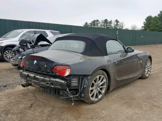 4USBU33587LW73014 - 2007 BMW Z4 3.0 BLACK photo 4