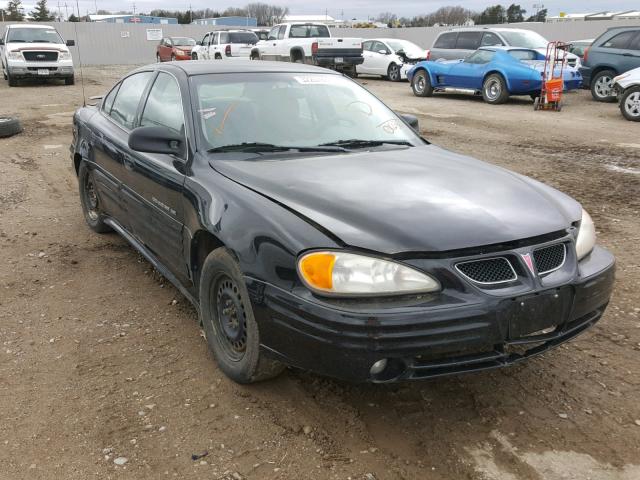 1G2NE52T61M500030 - 2001 PONTIAC GRAND AM S BLACK photo 1