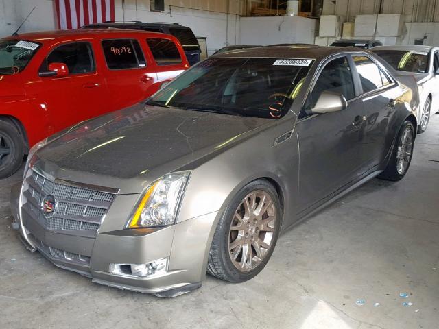 1G6DP5EV7A0104813 - 2010 CADILLAC CTS PREMIU GRAY photo 2