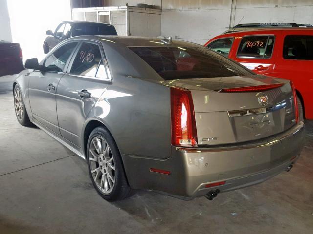 1G6DP5EV7A0104813 - 2010 CADILLAC CTS PREMIU GRAY photo 3