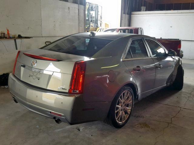 1G6DP5EV7A0104813 - 2010 CADILLAC CTS PREMIU GRAY photo 4