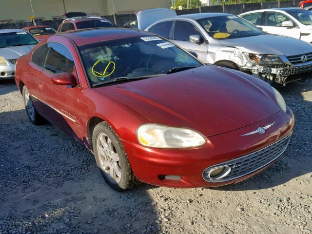 4C3AG52H81E097861 - 2001 CHRYSLER SEBRING LX RED photo 1