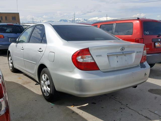 4T1BE32K03U253046 - 2003 TOYOTA CAMRY LE SILVER photo 3