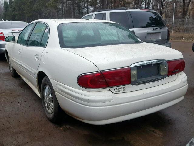 1G4HP52K65U100836 - 2005 BUICK LESABRE CU WHITE photo 3