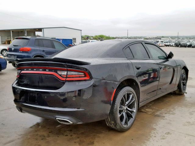 2C3CDXBG2JH273110 - 2018 DODGE CHARGER SX BLACK photo 4