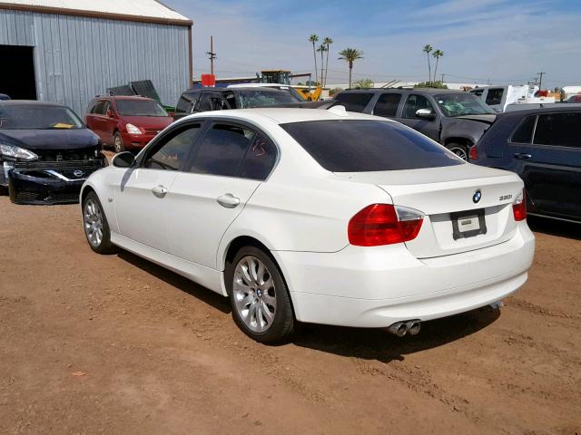 WBAVB33516PS14095 - 2006 BMW 330 I WHITE photo 3