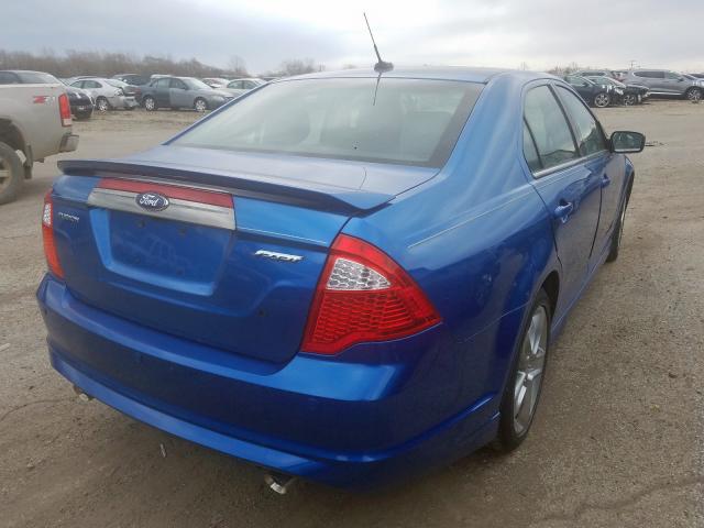 3FAHP0KC2BR272337 - 2011 FORD FUSION SPORT  photo 4