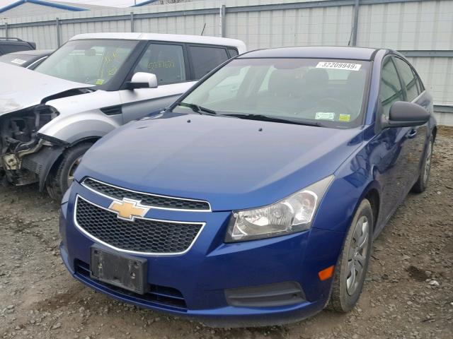 1G1PD5SH8C7242994 - 2012 CHEVROLET CRUZE LS BLUE photo 2