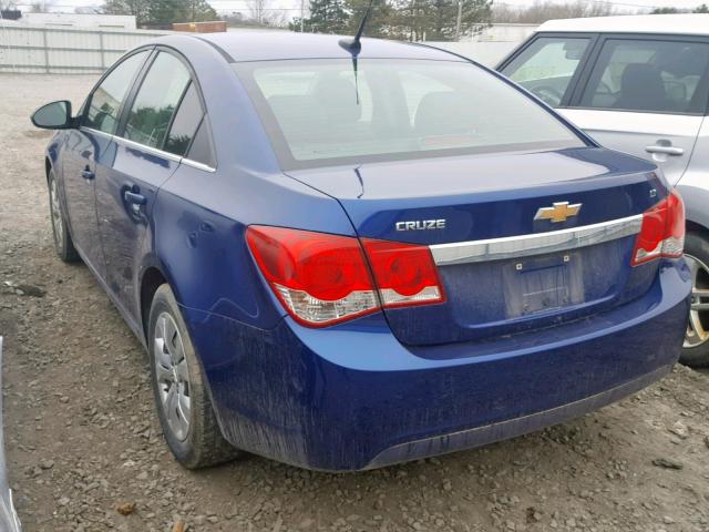 1G1PD5SH8C7242994 - 2012 CHEVROLET CRUZE LS BLUE photo 3