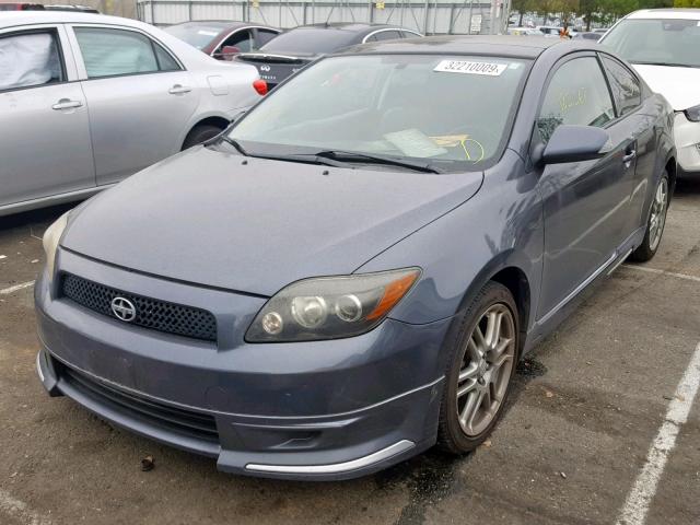 JTKDE167780274846 - 2008 TOYOTA SCION TC ნაცრისფერი ფოტო 2