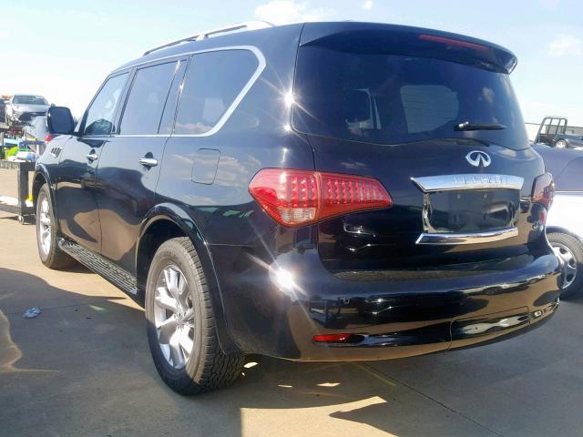 JN8AZ2NE4B9001083 - 2011 INFINITI QX56 BLACK photo 3